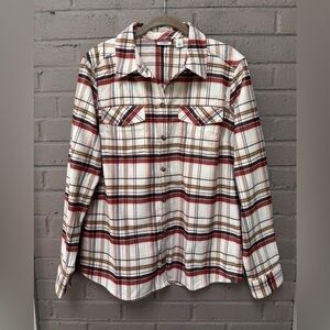 L.L.Bean plaid flannel  L